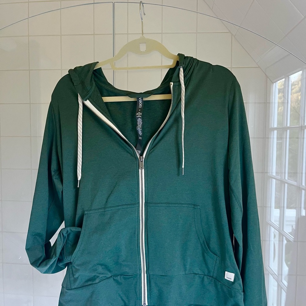Vuori Teal Zip-Up Jacket
